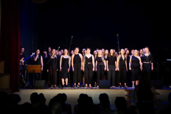 Mufa Pop-Chor bei der Vocal Night in der Straze © Michael Lahmann Der Mufa Pop-Chor bei der Vocal Night in der Straze