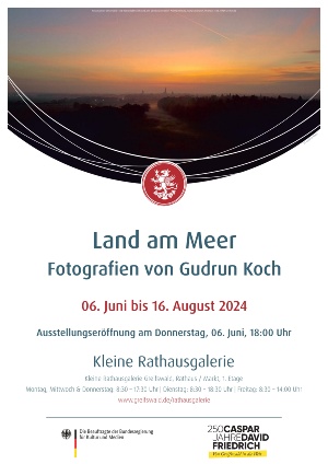 Plakat Land am Meer © Gudrun Koch