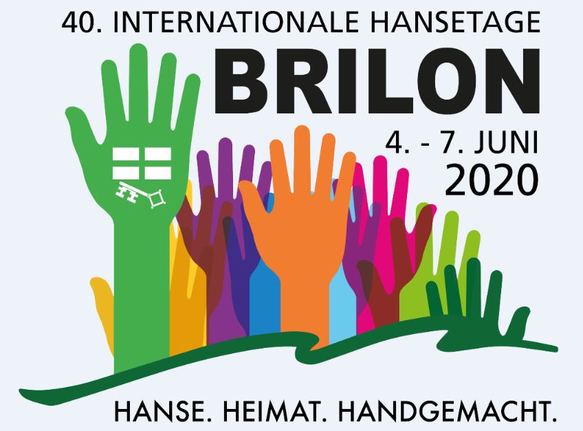 Logo der 40. int. Hansetage 2020 in Brilon (D)