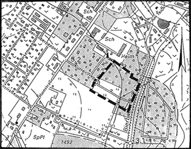 Uebersichtsplan Vorhaben- und Erschließungsplan Nr. 1 - Greifswald Eldena, Kurzer Weg - © Stadtbauamt der Universitäts- und Hansestadt Greifswald Bild