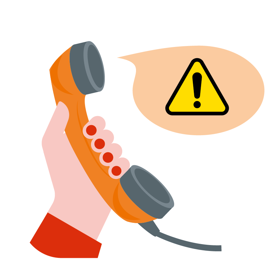 Zeichnung Infotelefon