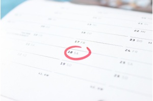 Quelle: pixabay Kalender mit eingekreistem Termin