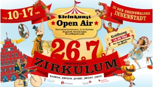 Unahrt Design Werbemotiv für das Greifswalder Zirkulum