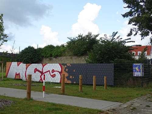 Legale Graffitiwand Bahnhofstraße