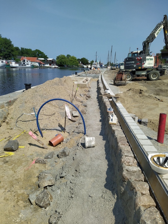 Bauarbeiten am Hansering © Tiefbau- und Grünflächenamt Aktueller Stand der Bauarbeiten am Hansering vom 19. Juli 2022