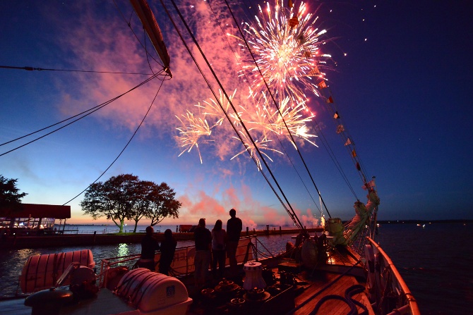 Ryck in Flammen 2013 © Peter Binder Multimediahow Ryck in Flammen 2013 im Rahmen des Fischerfestes Gaffelrigg