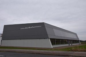 1 Eröffnung CDF-Sporthalle, Foto Pressestelle (29) © Pressestelle die neue CDF-Sporthalle von außen