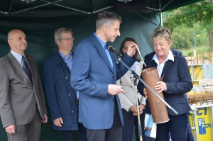 3 Grundsteinlegung Stadtarchiv An den Wurthen, 12.7.2018, Foto Pressestelle, web © Pressestelle Bild