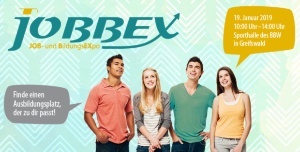 Banner Jobbex 2019 (c) Berufsbildungswerk © Berufsbildungswerk Greifswald Banner Jobbex 2019