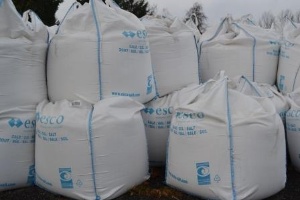 Big Bags © Pressestelle mit Salz gefüllte Big Bags für den Winterdienst
