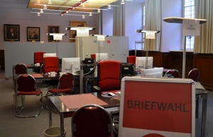 Briefwahllokal, Foto Pressestelle © Pressestelle Bild