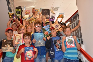 Bücherkauf_Bibliothek_August_Vopel (26) © Franziska Vopel Kinder suchten Bücher für Stadtbibliothek aus