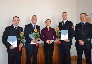 Ernennung Auszubildende Brandmeisteranwärter web, 27.3.2018 © Pressestelle Bild