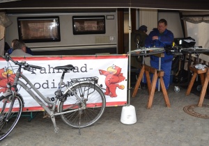 Fahhradcodierung Stand der ABS auf dem Historischen Marktplatz