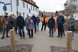 Fertigstellung Straßensanierung Ladebow, Foto Pressestelle (17) © Pressestelle Begehung der Flugplatzsiedlung in ladebow
