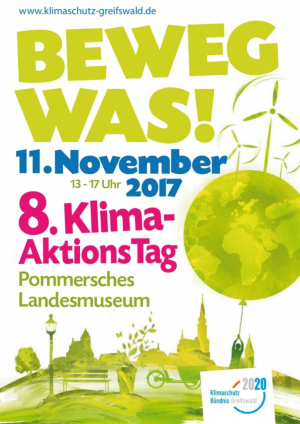 Klimaaktionstag Plakat 2017 © Umweltabteilung UHGW Plakat zum 8. Klimaaktionstag