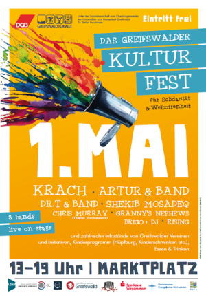 Kulturfest 1. Mai © Bündnis Greifswald für alle Bild