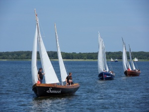 Kuttersegeln auf Dänischer Wiek © Harald Abs Kuttersegeln auf der Dnischen Wieck- ein Wettkampf beim Greifswalder Fischerfest Gaffelrigg.