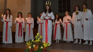 Lucia-Sängerinnen 2015, Foto Pressestelle © Pressestelle Bild