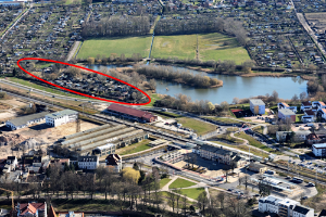 Luftbild Inklusives Schulzentrum (c) UHGW © Stadtbauamt Luftbild Inklusives Schulzentrum am Ellernholzteich