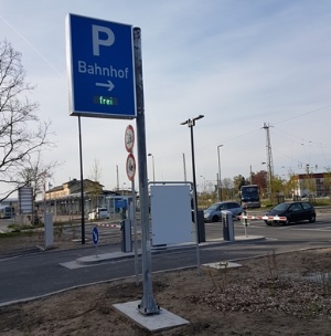 Neuer Parkplatz hinter ZOB, Foto GPG © GPG Bild