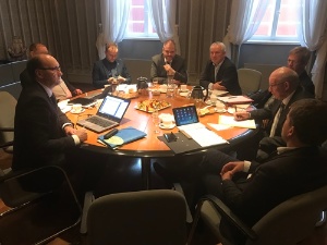 OB_Treffen, Foto Pressestelle Wismar © Pressestelle Wismar OB-Treffen in Wismar Jan. 2019