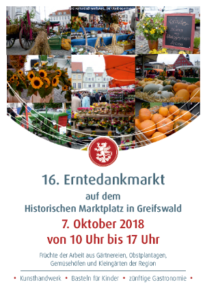 Plakat Erntedankmarkt 2018 © Amt für Bürgerservice und Brandschutz Plakat Erntedankmarkt 2018