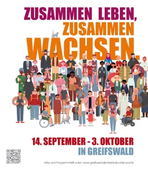 Plakat IKW 2019 - Greifswald © Graffisch Plakat Interkulturelle Woche 2019