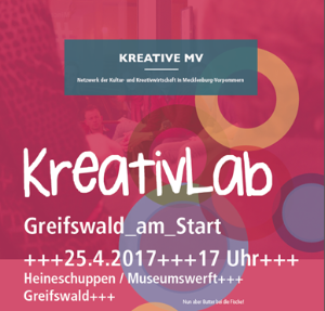 Plakat Kreativlab © Kreative MV Bild