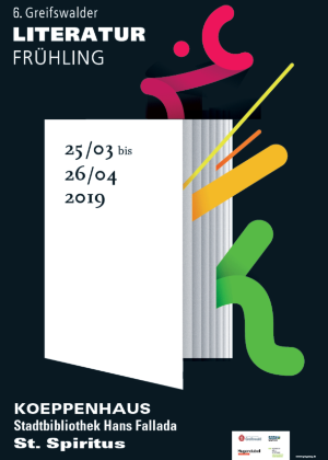 Plakat Literaturfrühling 2019 © Progress 4 Plakat Literaturfrühling 2019
