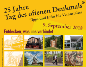 Plakat Tag des offenen Denkmals © Deutsche Stiftung Denkmalschutz Plakat Tag des offenen Denkmals 2018