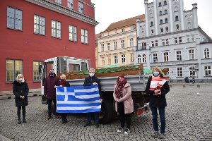 Fahrzeug und Spenden für Samos, Foto Pressestelle (6) © Pressestelle UHGW Bild