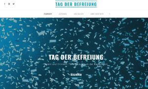 Internetseite TagderBefreiung © Partnerschaft für Demokratie Screenshot Internetseite TagderBefreiung