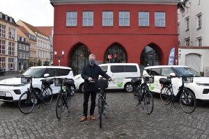 Neue E-Autos und Diensträder für die Greifswalder Stadtverwaltung, Foto Pressestelle (3) © Pressestelle neue E-Autos und Dienstfahrräder für die Stadtverwaltung