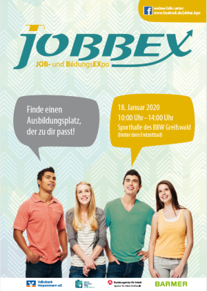 Plakat Jobbex 2020 © Agentur für Arbeit Plakat Jobbex