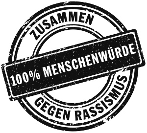 15_07_29_Stempel_Menschenwuerde_sw_15 © Sozialministerium MV Stempel für Menschenwürde - gegen Rassismus