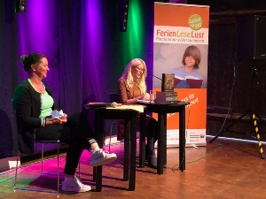 Abschlussveranstaltung FerienLeseLust 2021 (2), Foto Pressestelle © Pressestelle Abschluss Ferienleselust Lesung Farina De Waard