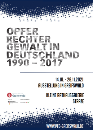 Plakat Ausstellung Opfer rechter Gewalt © Kulturamt Plakat Ausstellung Opfer rechter Gewalt