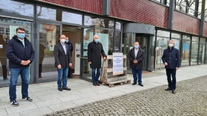 Eröffnung des Schnelltestzentrums in der Alten Mensa