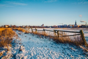 Greifswalder Stadtsilhouette im Winter © Wally Pruß Greifswalder Stadtsilhouette im Winter