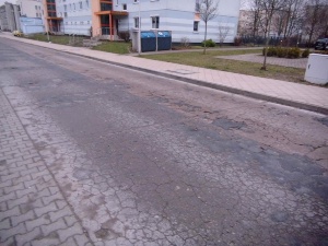 Talliner Straße, Foto Ralf Krüger © Ralf Krüger Talliner Straße in schlechtem Zustand