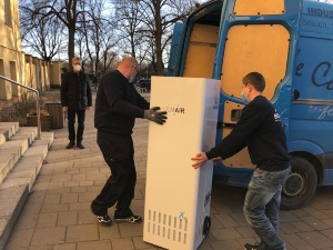 Übergabe Luftreinigungsgeräte an Krull-Grundschule, Foto Pressestelle (14) © Pressestelle Übergabe Luftreinigungsgeräte Krull-Grundschule