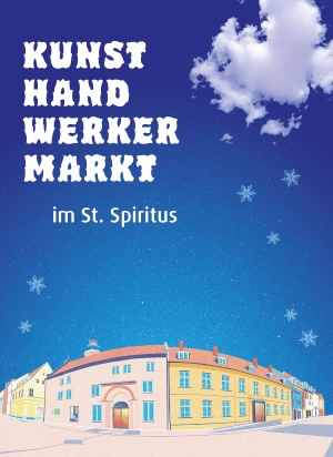 9.10._12._kunsthandwerkermarkt.web_st.spiritus © St. Spiritus Plakat zum Kunsthandwerkermarkt im St. Spiritus
