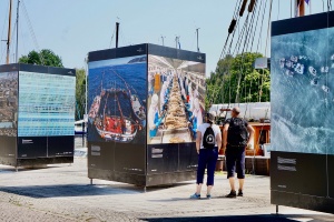 Ausstellung Die Ernte der Ozeane in Wieck © Gudrun Koch Fotoausstellung Die Ernte der Ozeane in Greifswald-Wieck