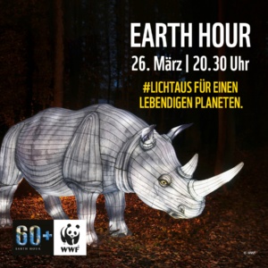 Plakat zur Earth Hour am 26.03.2022 © WWF Deutschland Plakat zur Earth Hour am 26.03.2022
