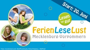 Plakat zur FerienLeseLust 2022 © FerienLeseLust Plakat zur FerienLeseLust, die am 20. Juni 2022 in der Stadtbibliothek Greifswald startet