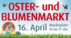 Plakat Oster- und Blumenmarkt © Pressestelle Plakat Oster- und Blumenmarkt