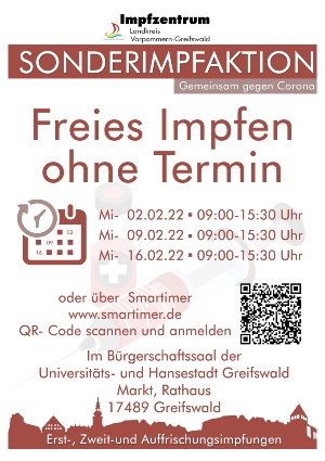 Freies Impfen Rathaus Februar 2022