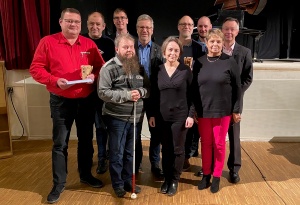 Geehrte und Ehrengäste des Festaktes zum Weltbehindertentag (3.12.2022) © Pressestelle Geehrte und Ehrengäste des Festaktes
