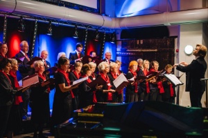 Chorsingen bei der Greifswalder Kulturnacht © Wally Pruß Chorsingen bei der Greifswalder Kulturnacht